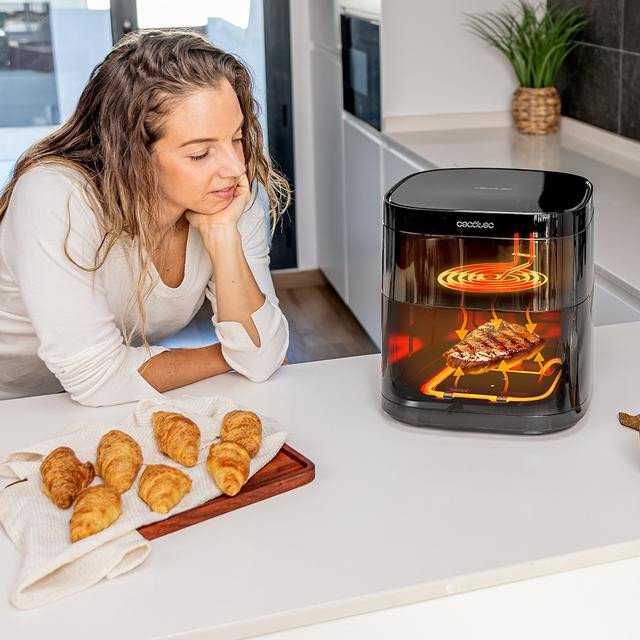Gruzdintuvė be riebalų Cecotec Gruzdintuvė be riebalų Cecofry DuoHeat 6000