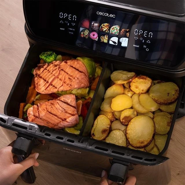 Cecotec Gruzdintuvė beztłuszczowa Cecofry&Grilis Duoheat 10000