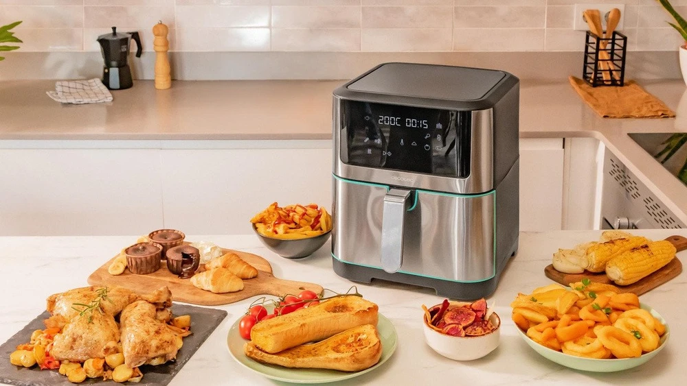 Cecotec karšto oro gruzdintuvė Cecofry Supreme 8000 Hot, 8 l, 1800 W, jutiklinis valdymas