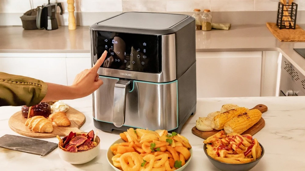 Cecotec karšto oro gruzdintuvė Cecofry Supreme 8000 Hot, 8 l, 1800 W, jutiklinis valdymas