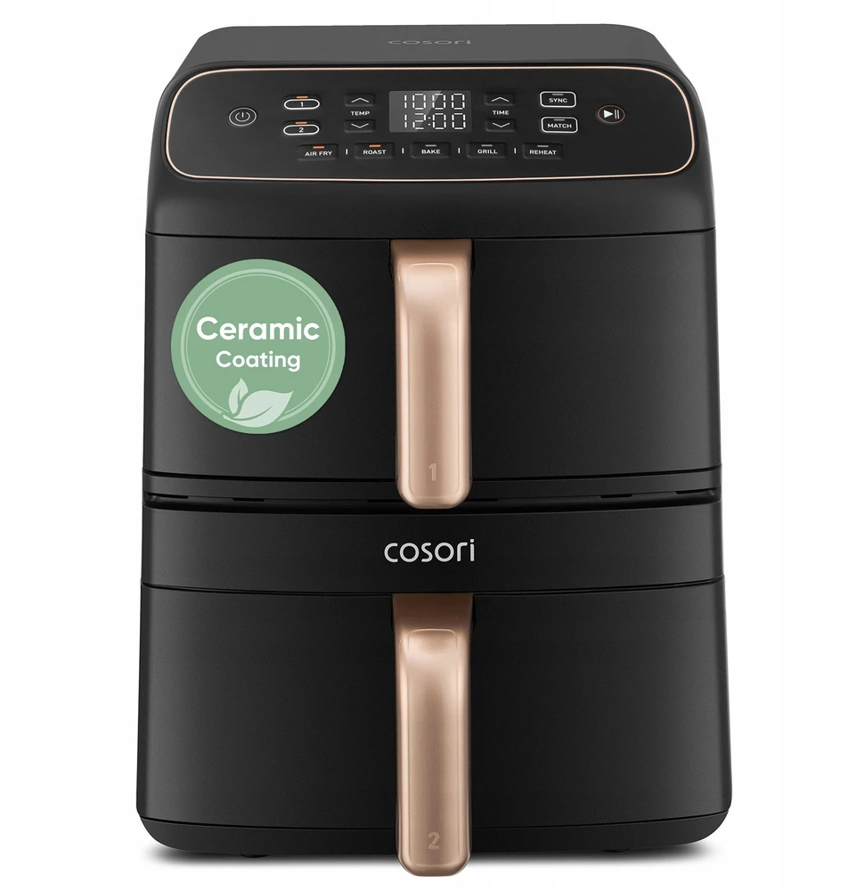 Gruzdintuvė Cosori Turbo Tower Compact CAF-DC861-CEUR 8,6 l juodas