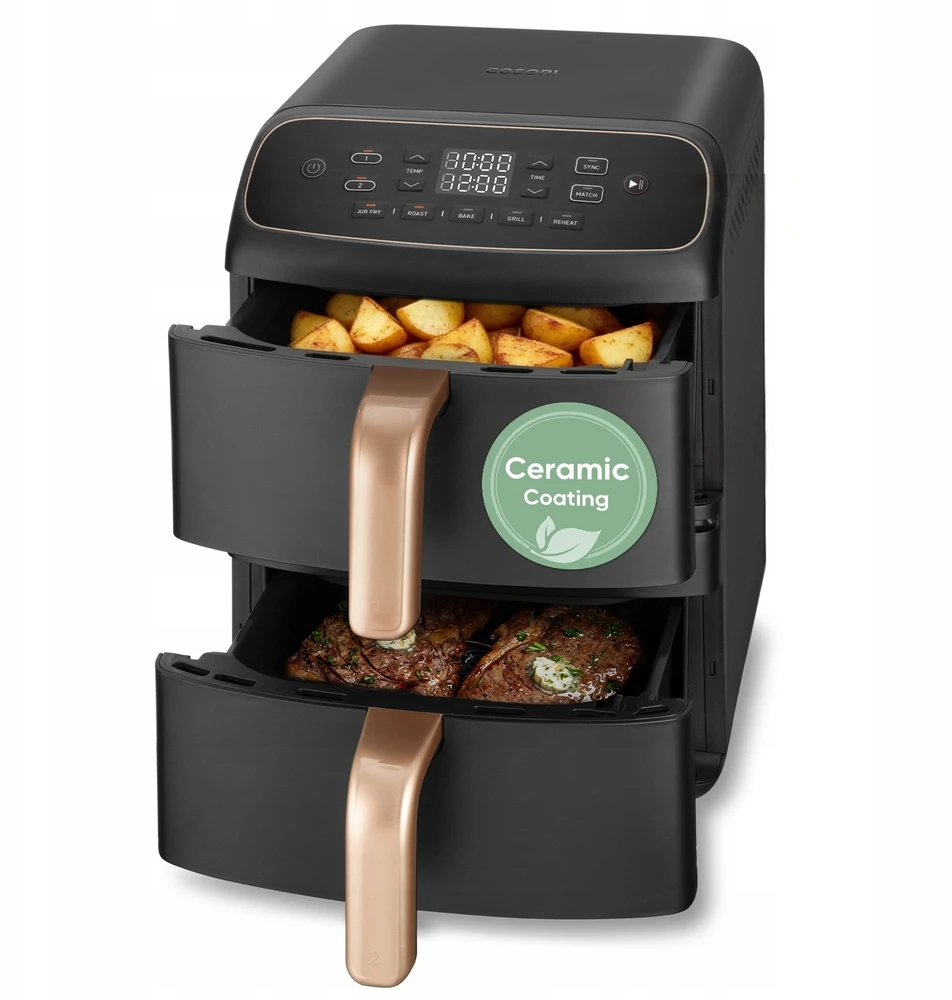 Gruzdintuvė Cosori Turbo Tower Compact CAF-DC861-CEUR 8,6 l juodas