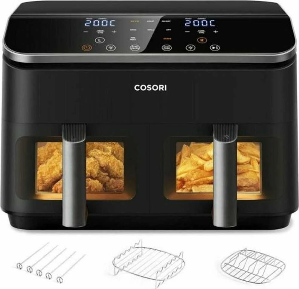 Gruzdintuvė Cosori Dual Basket CAF-R901-8.5 l juoda