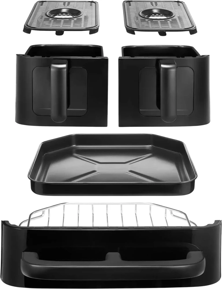 Karšto oro gruzdintuvė Cuisinart AIR-TWIN 10.4L AFT13XBLE
