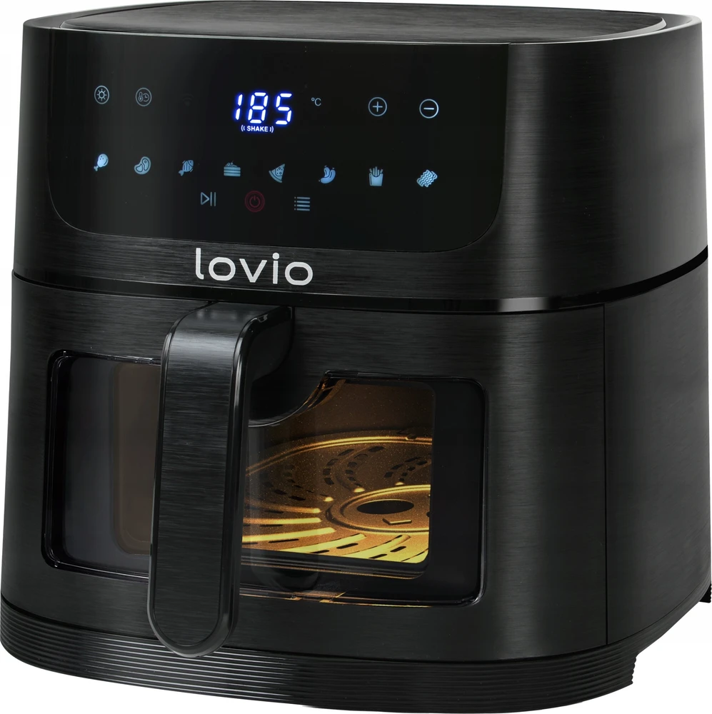 Gruzdintuvė Lovio LVAF002BK „PureFry XL Smart“, 6 l, juodas