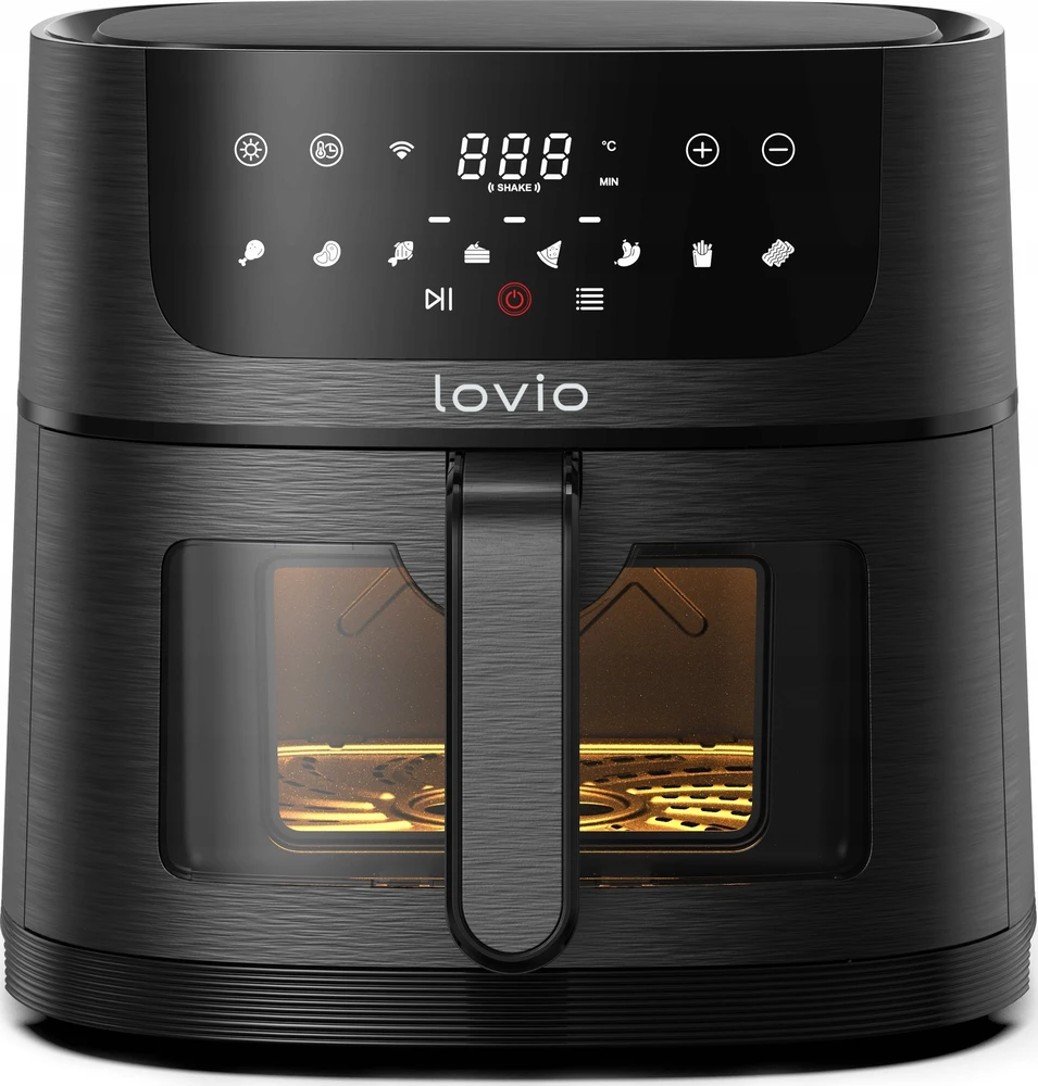 Gruzdintuvė Lovio LVAF002BK „PureFry XL Smart“, 6 l, juodas