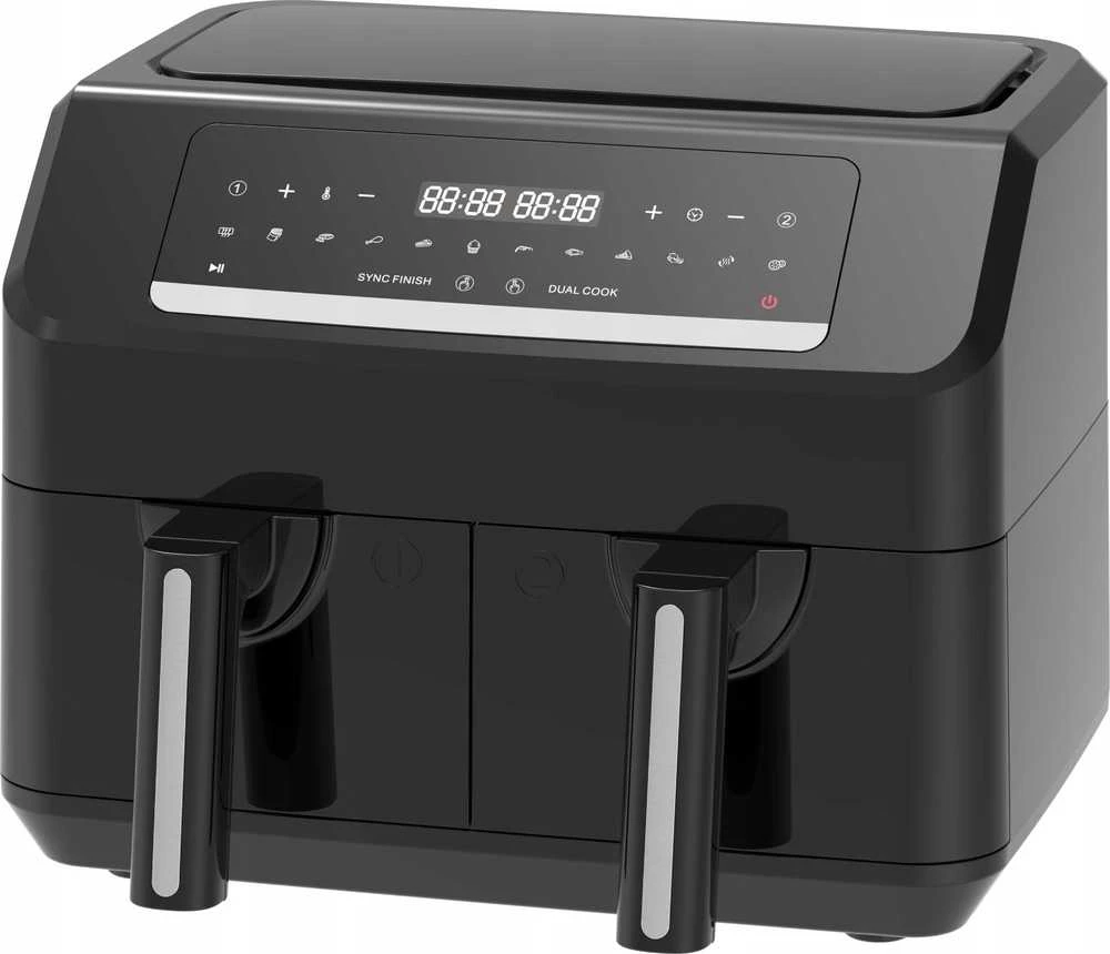 Gruzdintuvė Be riebalų Emerio Emerio Heat Air Fryer, Smart Fryer, 3,6+3,6L, Cool Touch