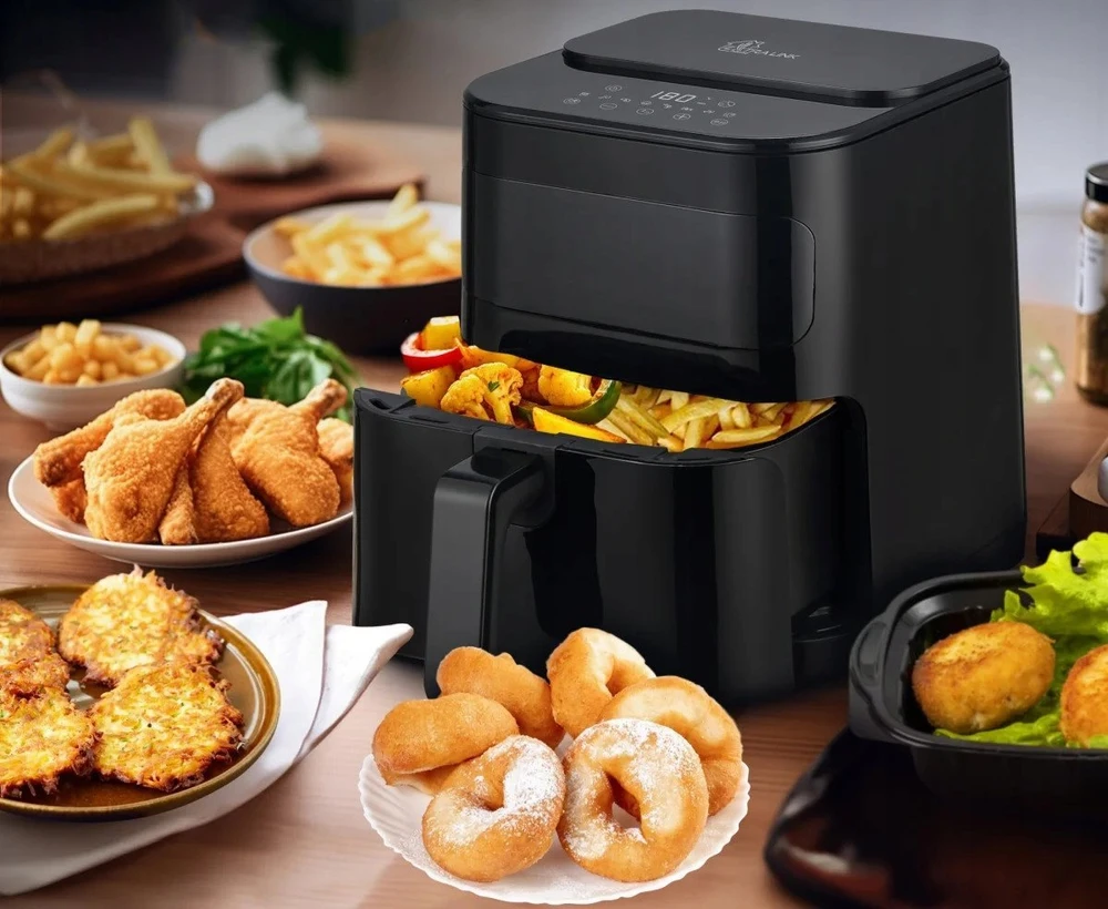 Gruzdintuvė Extralink Smart Life Air Fryer SJ-520 5,2l balta