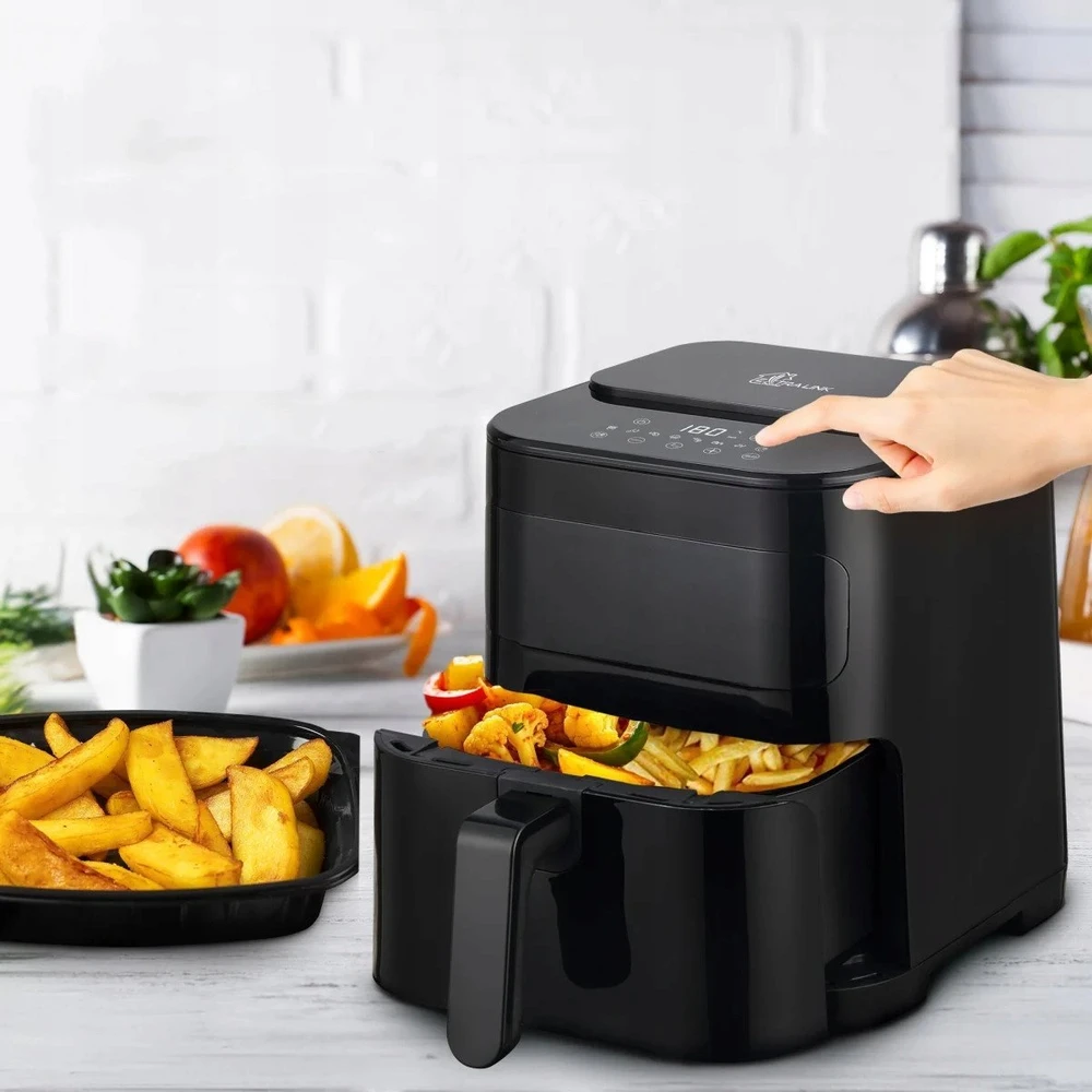 Gruzdintuvė Extralink Smart Life Air Fryer SJ-520 5,2l balta