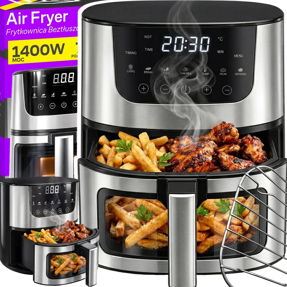 Frytkownica Gruzdintuvė Oro gruzdintuvė 5 l, 1500 W, 7 režimai, oro gruzdintuvė-or1353