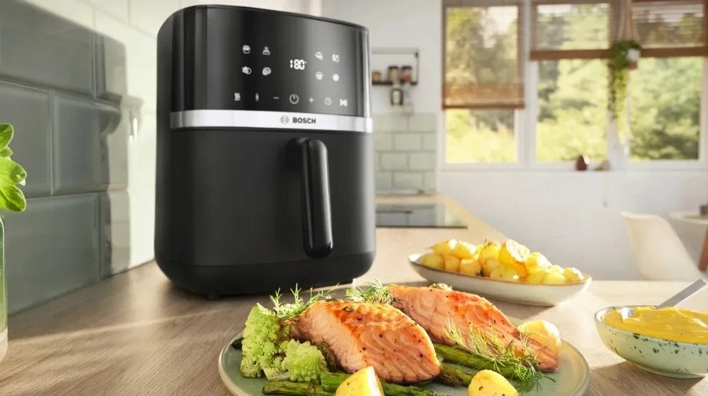 Bosch Serie 4 MAFS2462B gruzdintuvė Vienguba 6,1 l Atskirai stovinti 2050 W Karšto oro gruzdintuvė Juodas