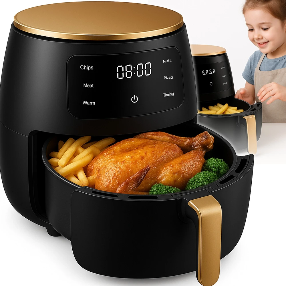 Retoo „CrispMaster“ 6 l gruzdintuvė
