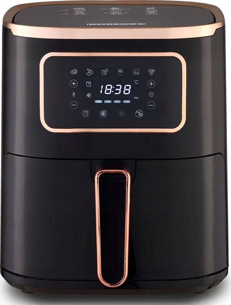 Karšto oro gruzdintuvė - Heinrich's HFR 8216 5L 1450W Juoda