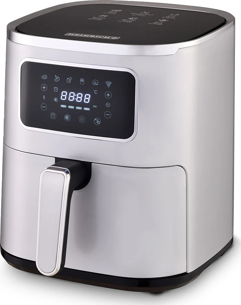 Karšto oro gruzdintuvė - Heinrich's HFR 8216 5L 1450W Sidabrinė