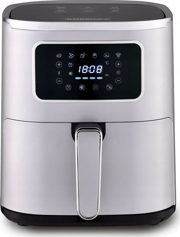 Karšto oro gruzdintuvė - Heinrich's HFR 8216 5L 1450W Sidabrinė