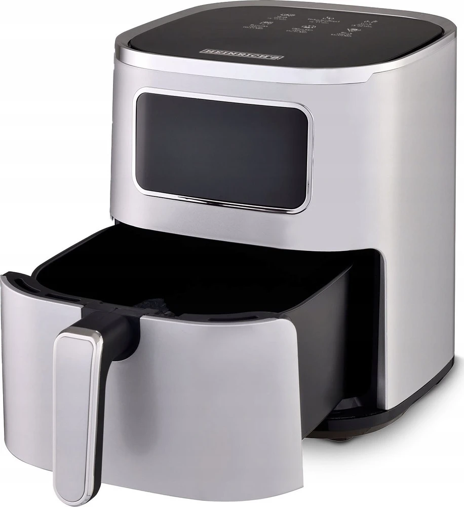 Karšto oro gruzdintuvė - Heinrich's HFR 8216 5L 1450W Sidabrinė