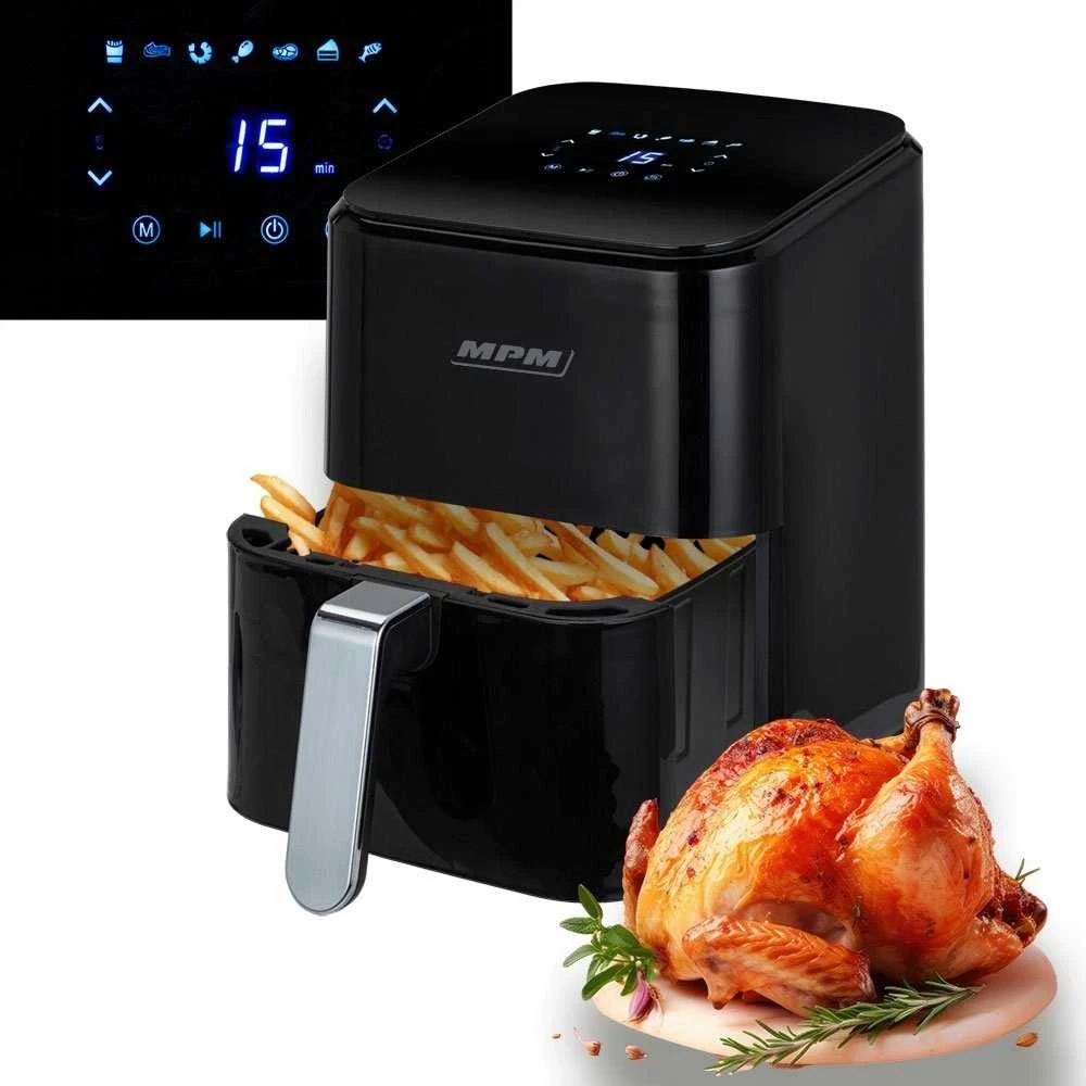 Gruzdintuvė MPM MFR-11 oro keptuvė, atskira, 1400 W, Juodas