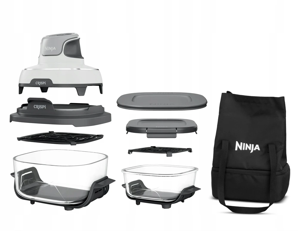 Gruzdintuvė Frytkownice - Ninja Crispi FN102EU balta + torba
