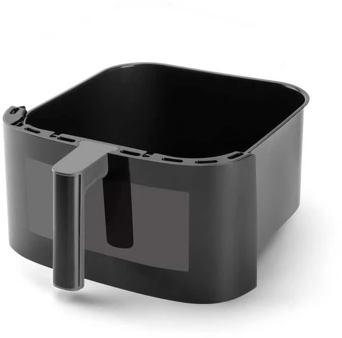 Gruzdintuvė beztłuszczowa Nutribullet Gruzdintuvė na gorące powietrze CRISPLITE VISION(juoda/sidabrinė, 2.000 Watt, kosz 8 Liter, su oknem)