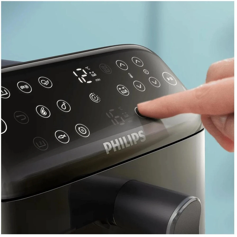 Gruzdintuvė Philips Ovi Stacked Dual Basket 4000 NA462/80 10 l auksinė/balta