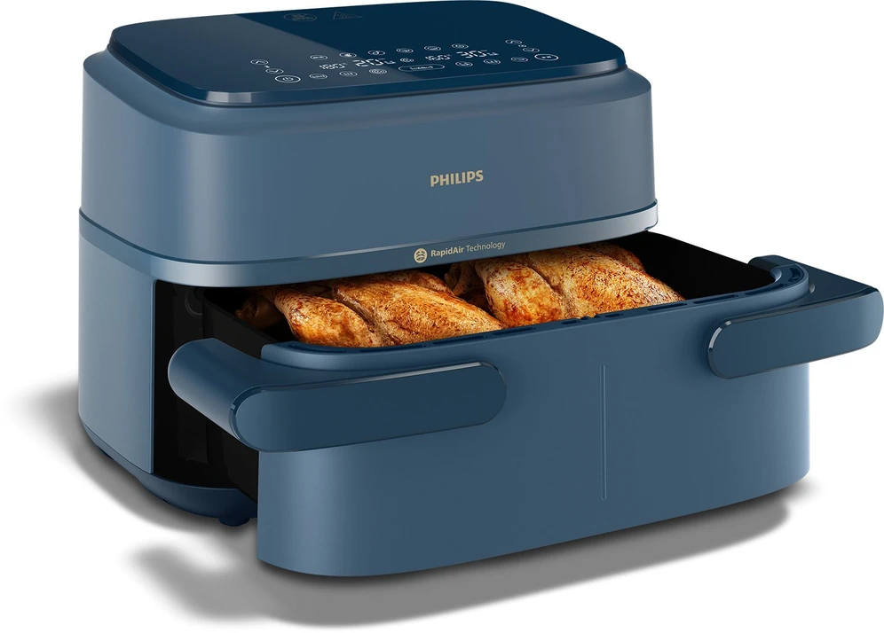 Philips 1000 serijos NA156/60 gruzdintuvė Dviguba 7,1 L Savarankiška 2450 W Karšto oro gruzdintuvė