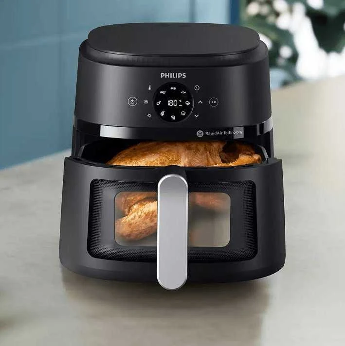 Philips 2000 serijos 6,2 l oro gruzdintuvė, sidabrinės spalvos (NA231/00)