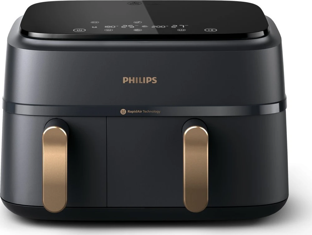 Gruzdintuvė Philips 3000 serija „Airfryer“ su dviem krepšeliais NA352/04