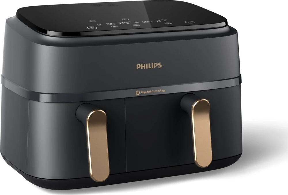 Gruzdintuvė Philips 3000 serija „Airfryer“ su dviem krepšeliais NA352/04