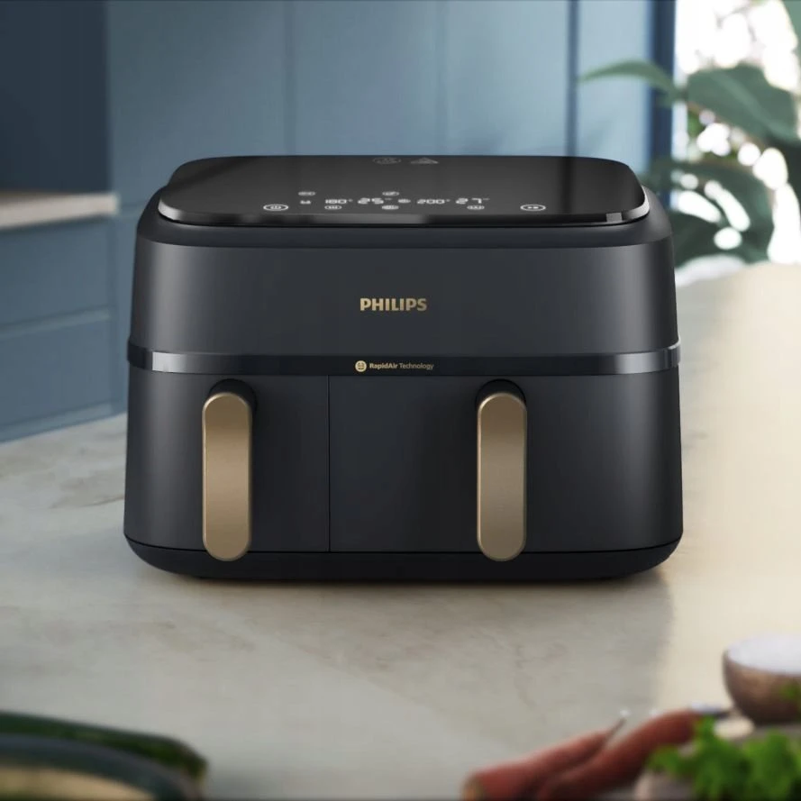 Philips 3000 Series Dviejų krepšelių gruzdintuvė NA352/00