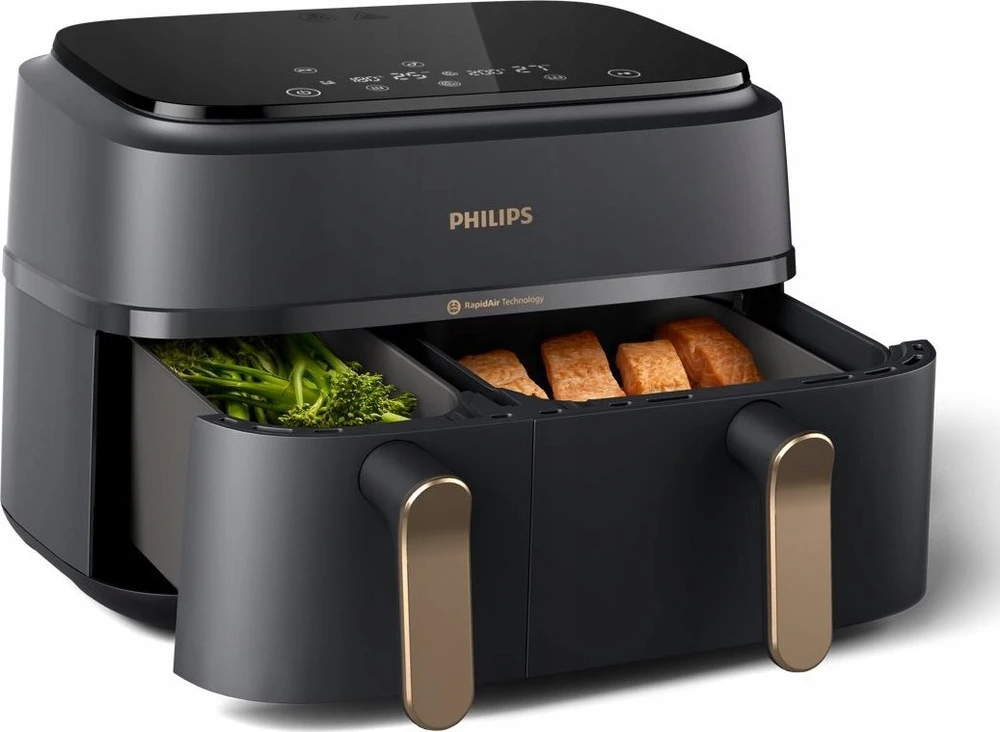 Philips 3000 Series Dviejų krepšelių gruzdintuvė NA352/00