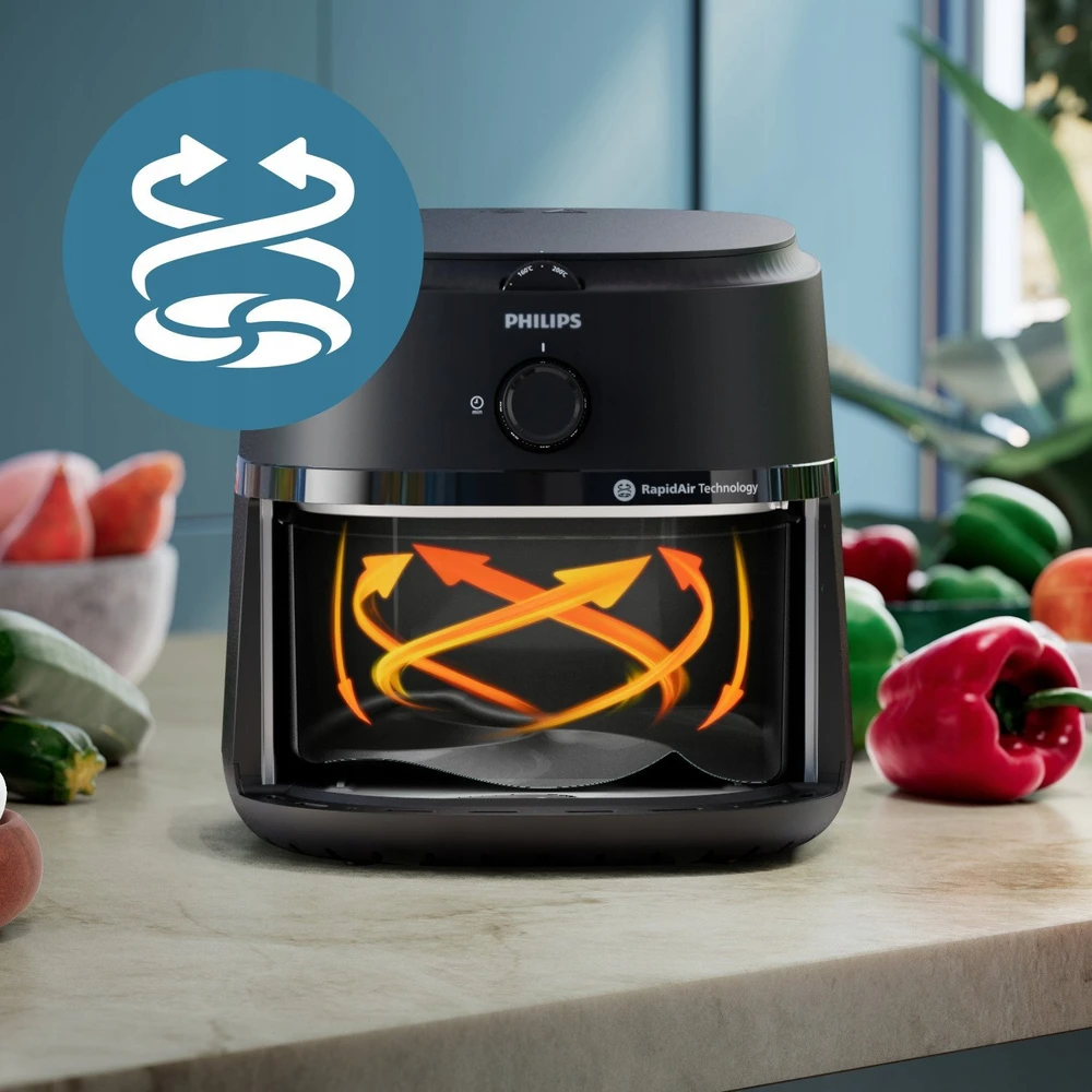 Gruzdintuvė Philips Ovi XL 1000 NA130/00 6.2 l juoda