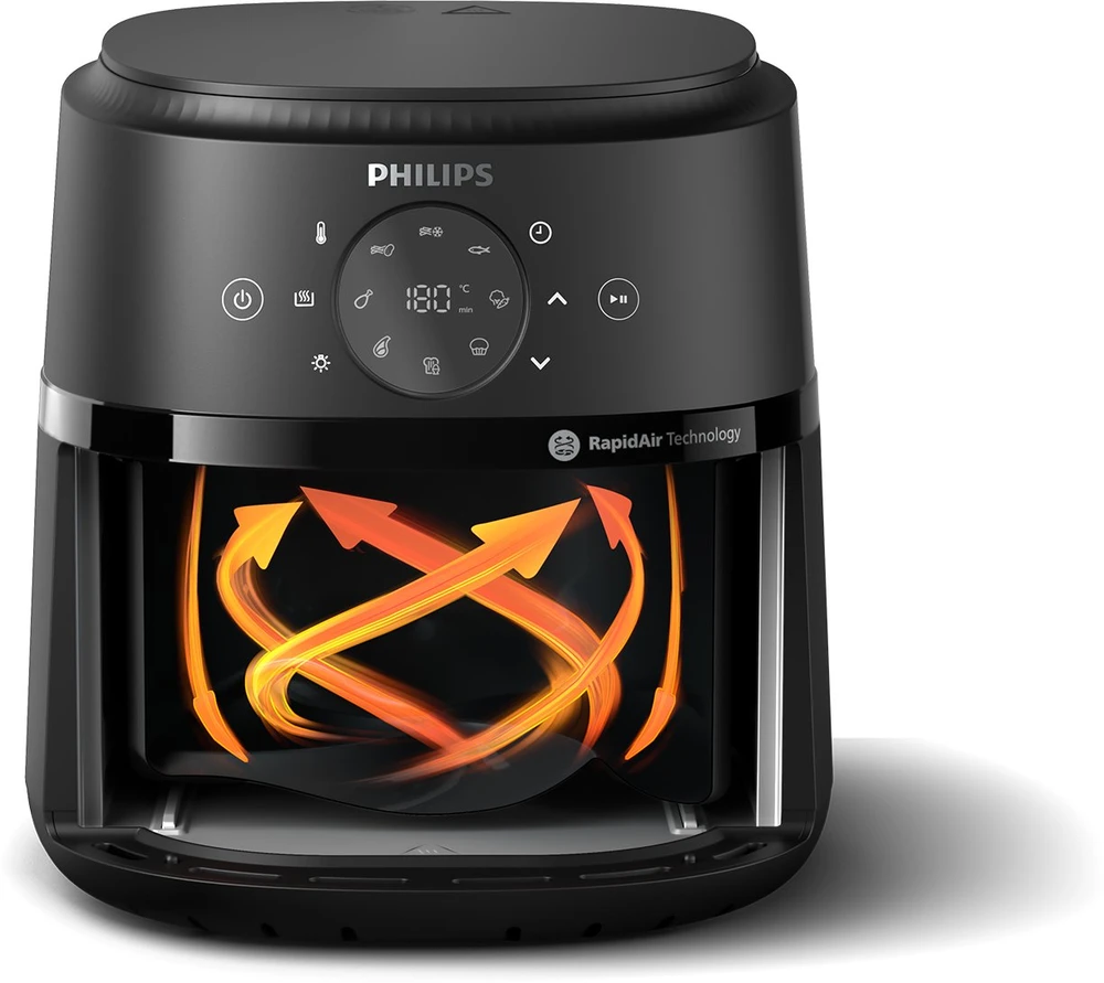 Gruzdintuvė Philips Ovi 2000 NA210/00 3.2 l juoda