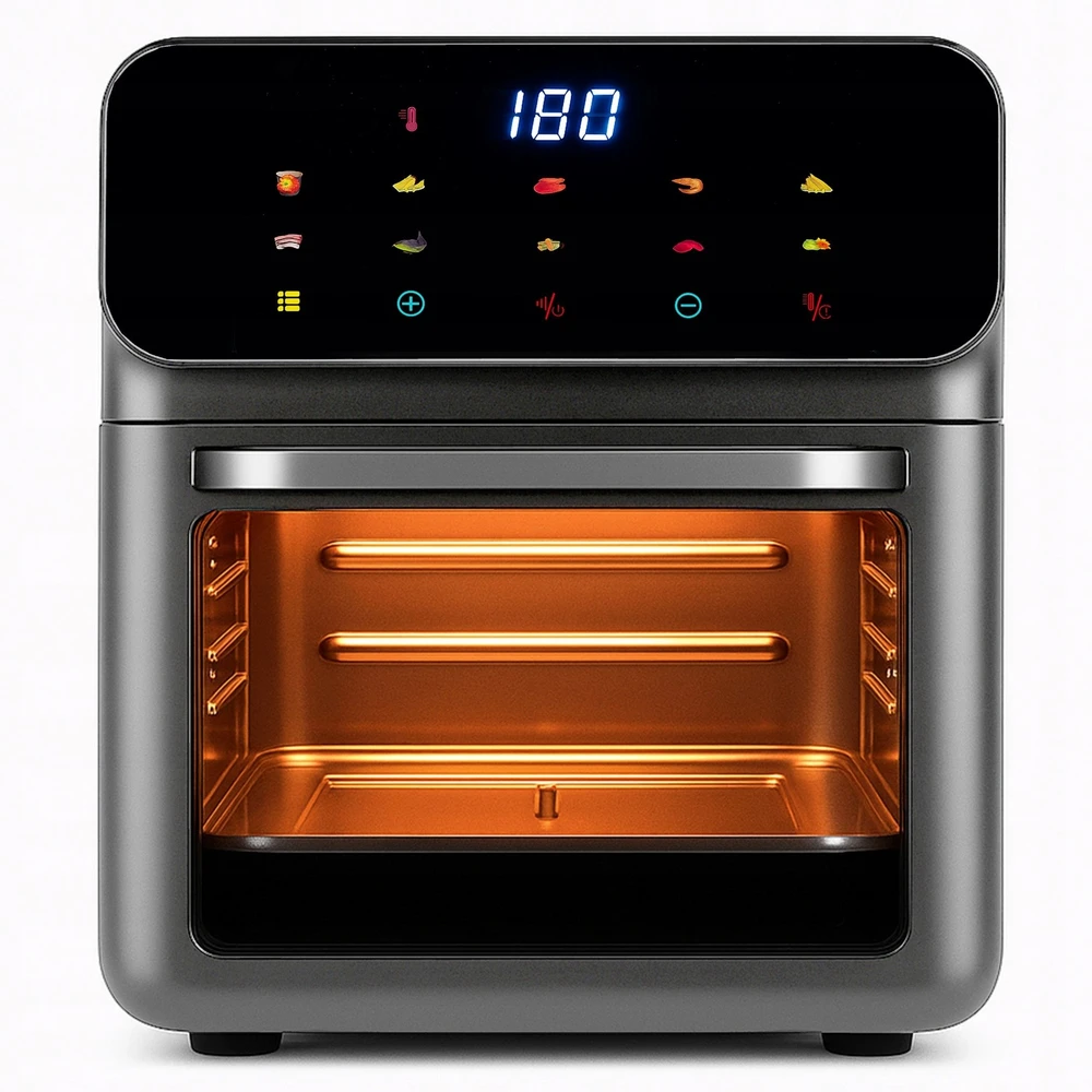 Frytkownica Gruzdintuvė Oro gruzdintuvė 12 l, 1350 W, 10 režimų, oro gruzdintuvė - ER762