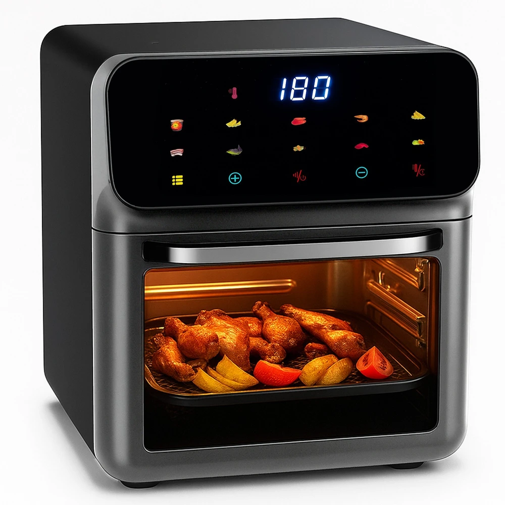 Frytkownica Gruzdintuvė Oro gruzdintuvė 12 l, 1350 W, 10 režimų, oro gruzdintuvė - ER762