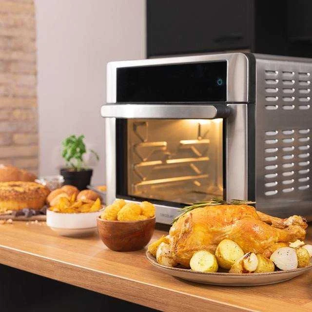 Cecotec „Bake&Fry 3000 Touch“ plieninė oro gruzdintuvė su orkaitės funkcija