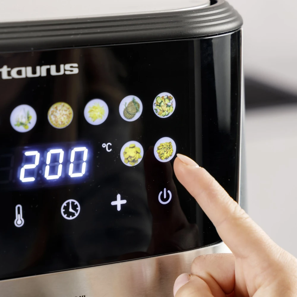 Be riebalų gruzdintuvė Taurus Gruzdintuvė be riebalų GRUZDINTUVĖ Air Fryer Digital 360 8L 2100W
