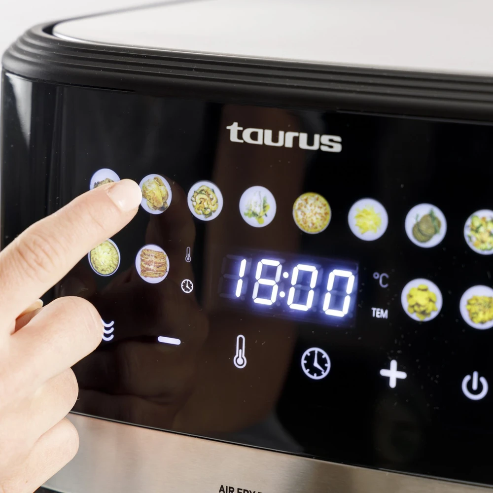 Be riebalų gruzdintuvė Taurus Gruzdintuvė be riebalų GRUZDINTUVĖ Air Fryer Digital 360 8L 2100W