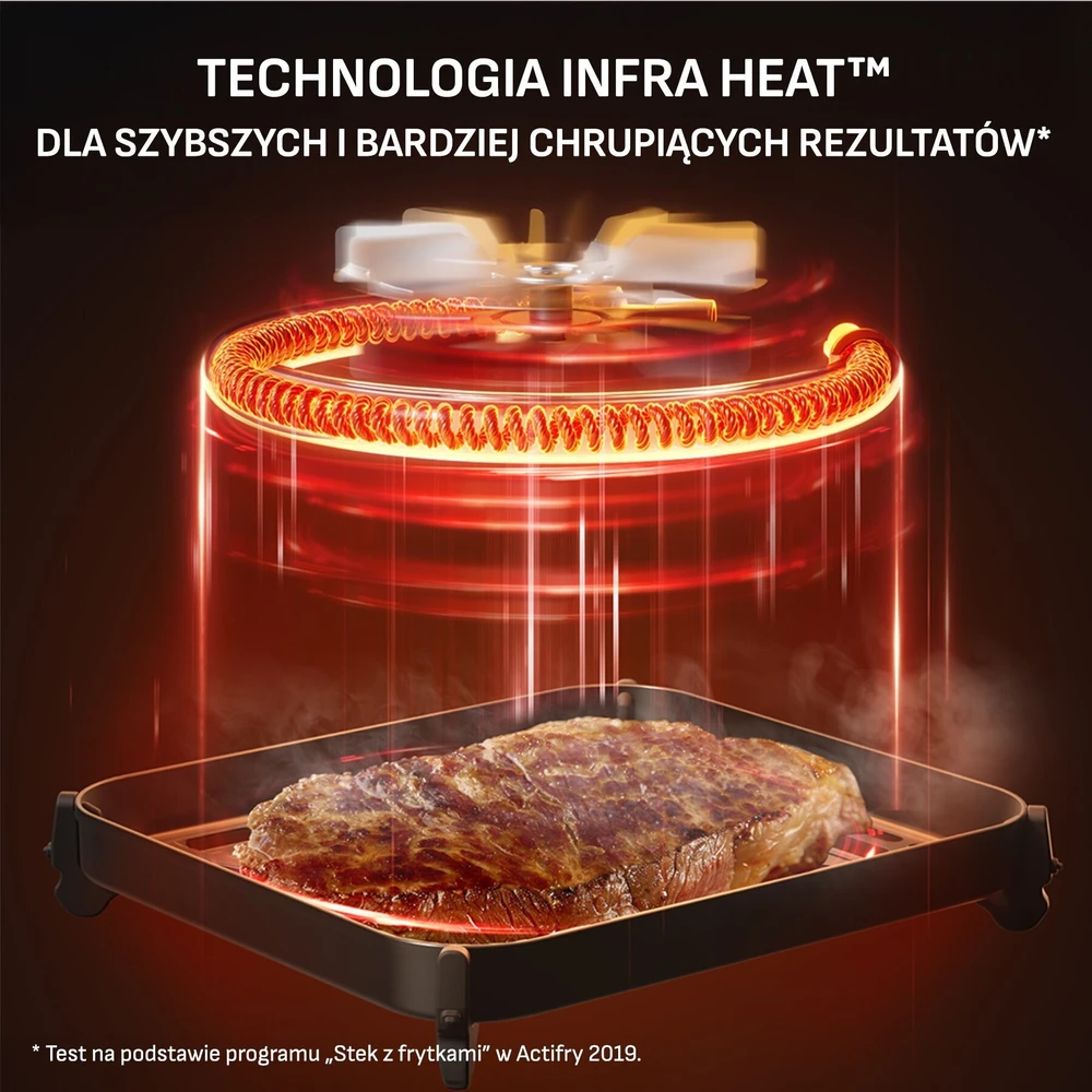 Karšto oro gruzdintuvė TEFAL Easy Fry Infrared, EY8328E0, 7 l