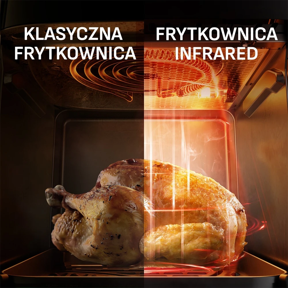 Karšto oro gruzdintuvė TEFAL Easy Fry Infrared, EY8328E0, 7 l