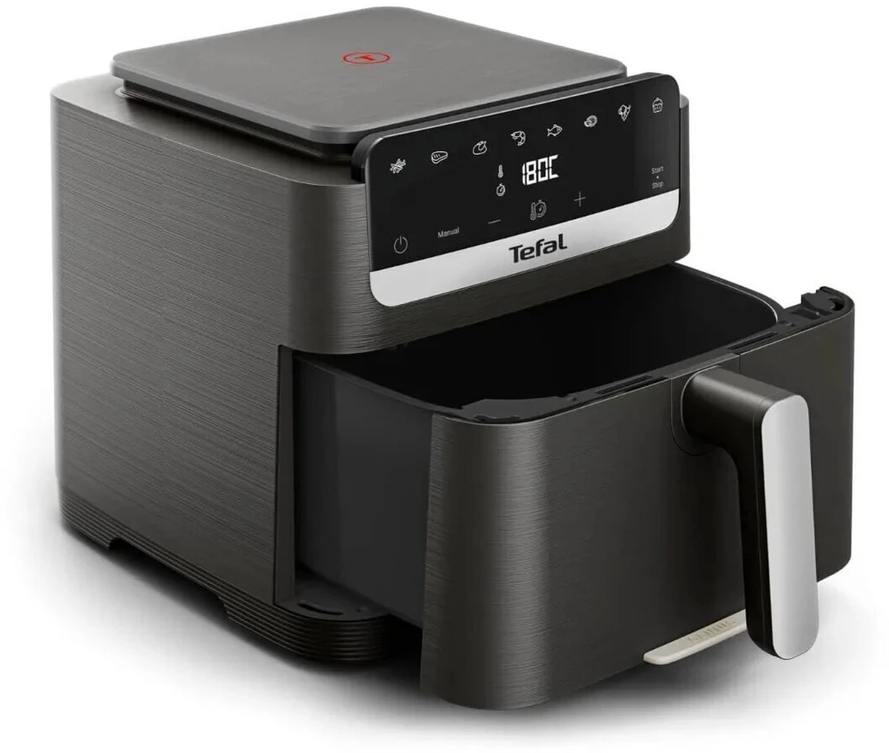 Gruzdintuvė Air fryer Tefal EY866HE1. Juoda, 2020 W. 7,5 l