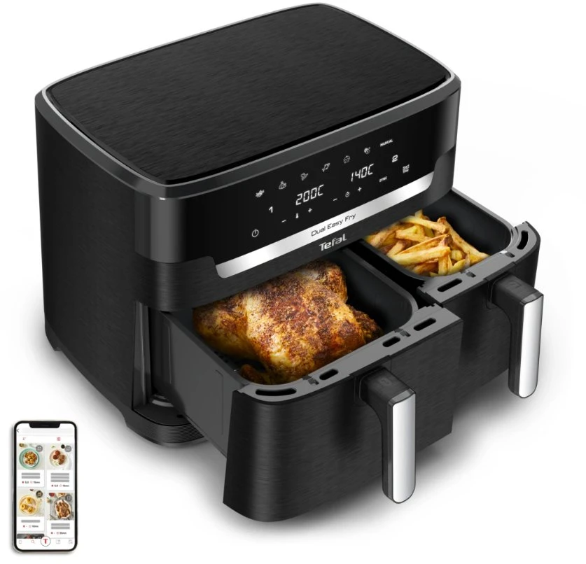 Gruzdintuvė Tefal Dual Easy EY9428E, dviejų skyrių, 11 l