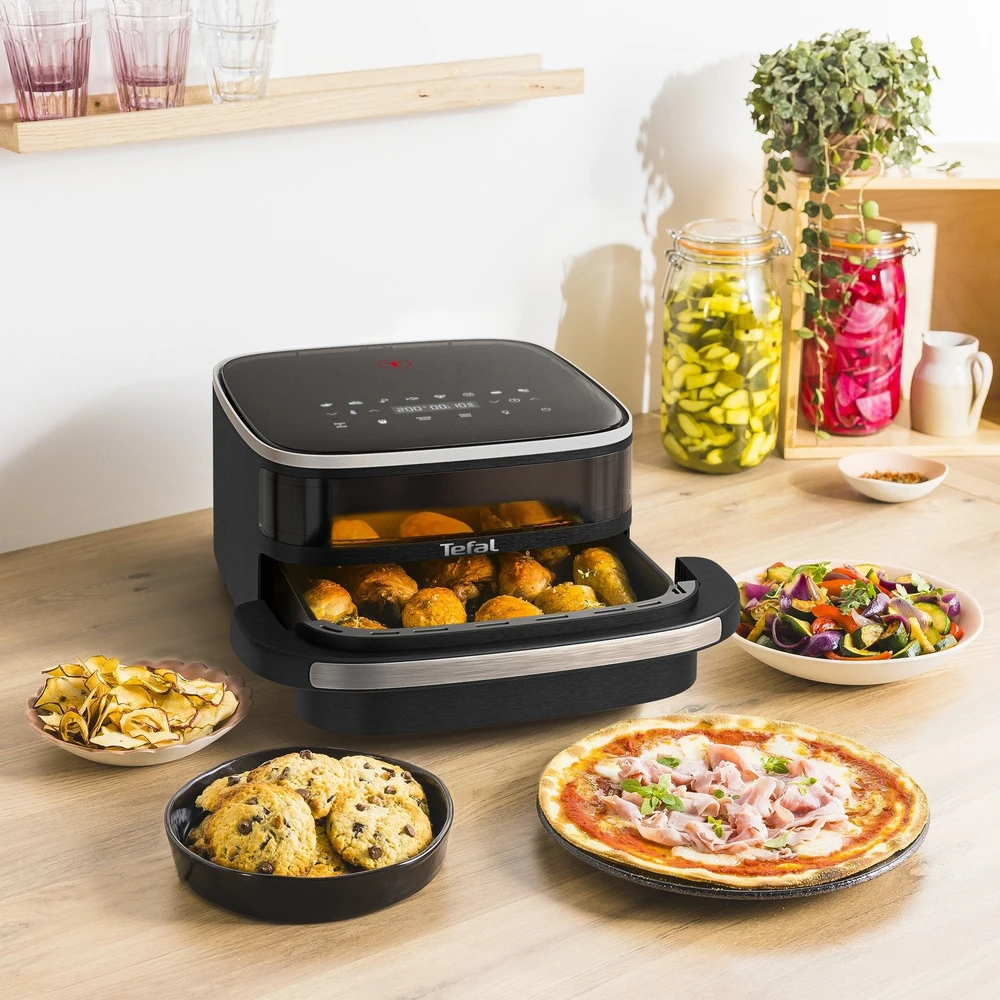 Tefal Easy Fry XL Surface FW4018E0 gruzdintuvė Vienvietis Atskiras 2200 W Karšto oro gruzdintuvė Juodas