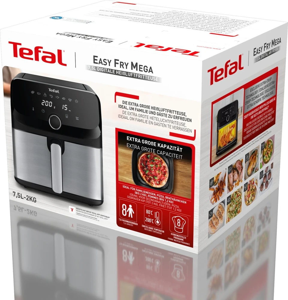 Karšto oro gruzdintuvė Tefal EY855D10
