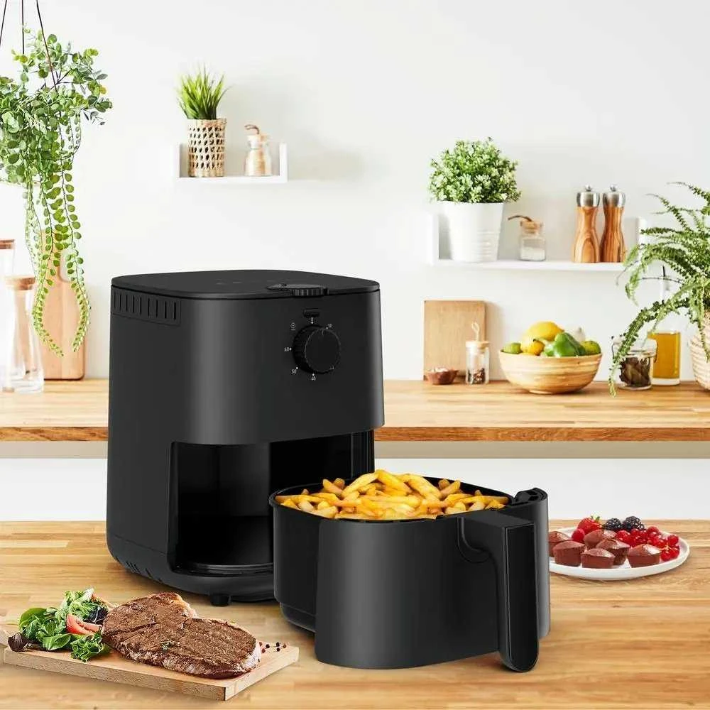 Gruzdintuvė TEFAL | Keptuvė | Essential EY130815 | Galia 1400 W | Talpa 3,5 L | Juodas