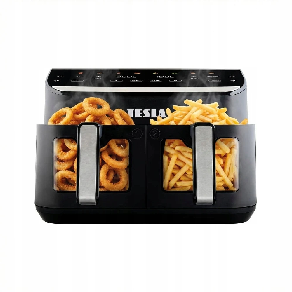 Gruzdintuvė Tesla Aircook DualHeat QD464 XXL 9 l juoda