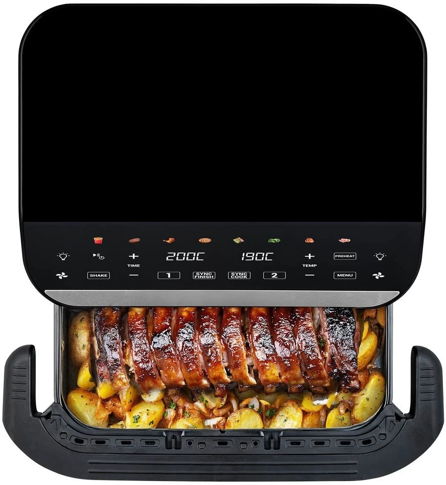 Gruzdintuvė Tesla Aircook DualHeat QD575 XXL 10 l juoda