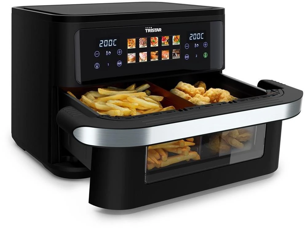 „Tristar Dualzone Flex“ oro gruzdintuvė | FR-9078 | Galia 2800 W | Talpa 10 l | Karšto oro technologija | Juodas