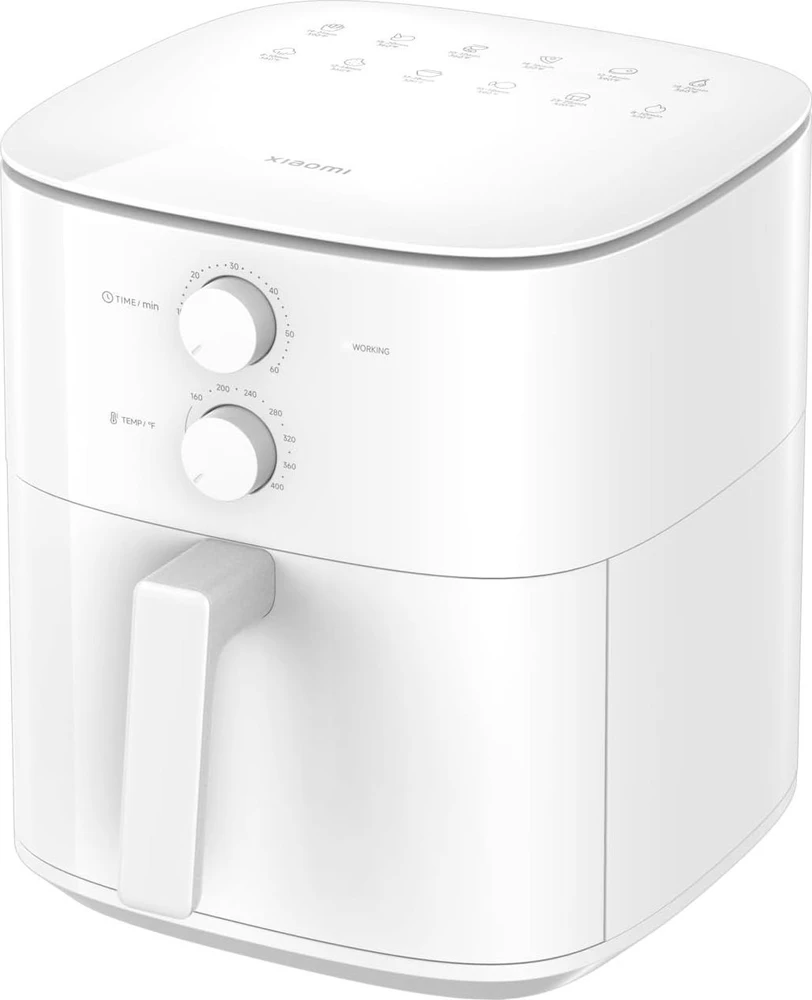 Karšto oro gruzdintuvė Xiaomi Air Fryer Essential, 6L, baltos spalvos