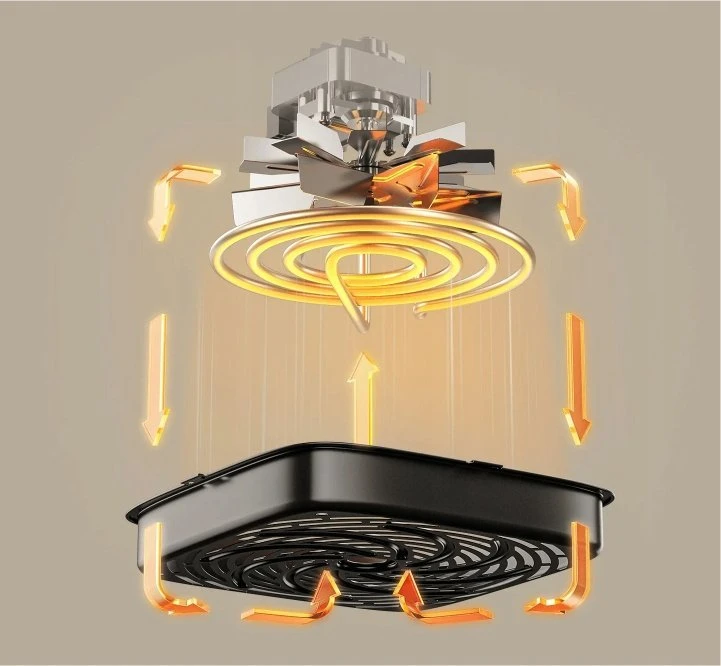 Karšto oro gruzdintuvė Xiaomi Air Fryer Essential, 6L, baltos spalvos