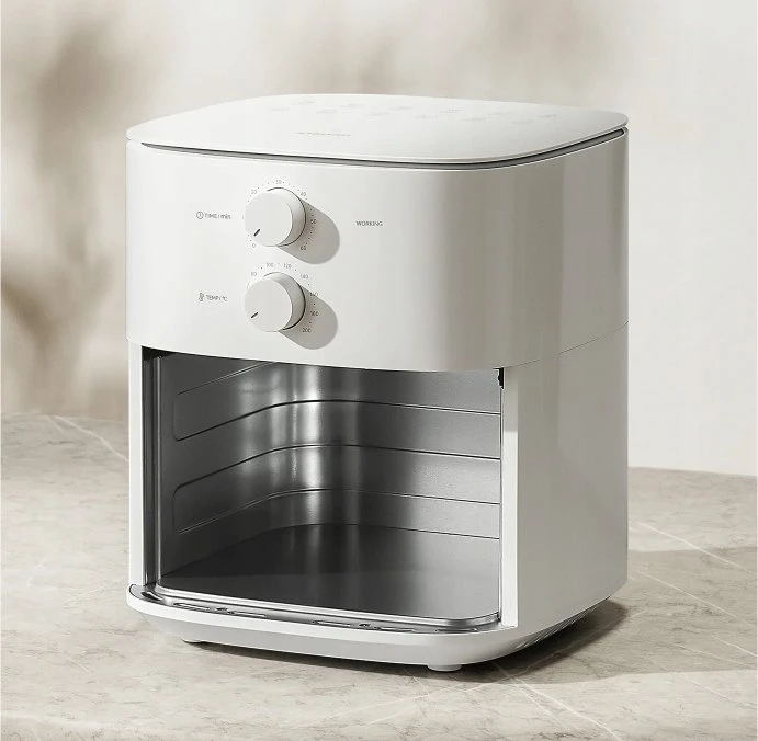 Karšto oro gruzdintuvė Xiaomi Air Fryer Essential, 6L, baltos spalvos